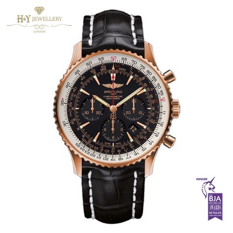 breitling with rose gold bezel and mesh|breitling navitimer rose gold.